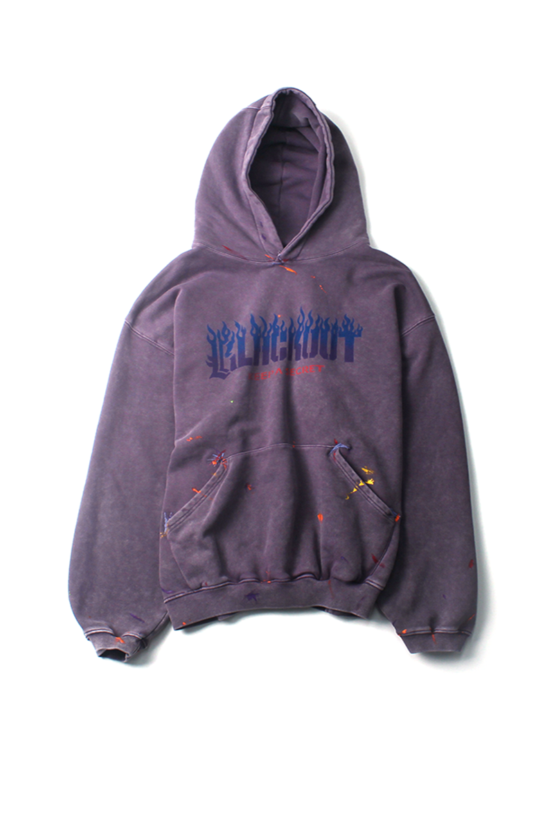 Flame hoodie washed (painter)