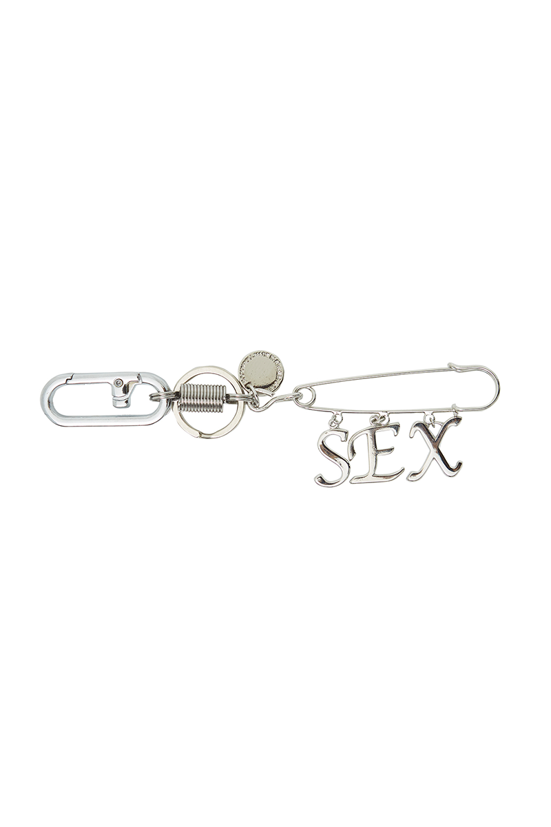 Safety pin Key-ring &quot;SEX&quot;