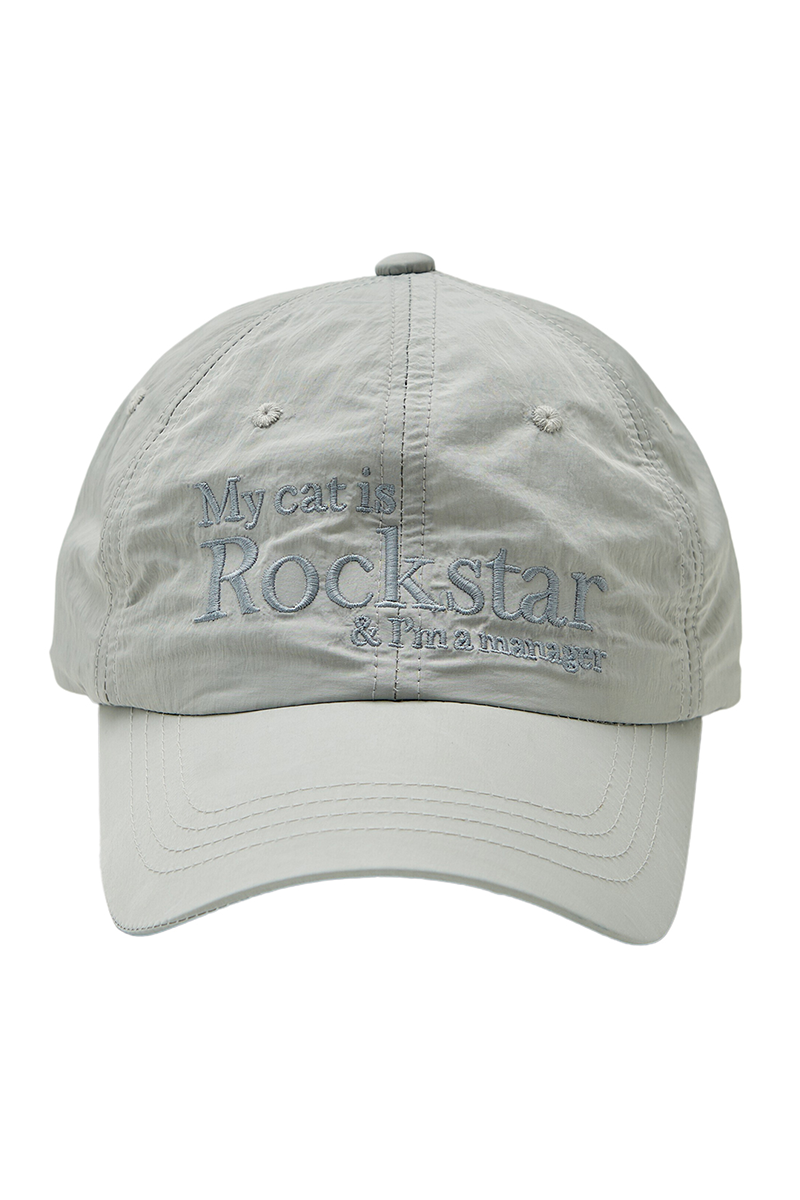 Rockstar cat cap (Light grey)