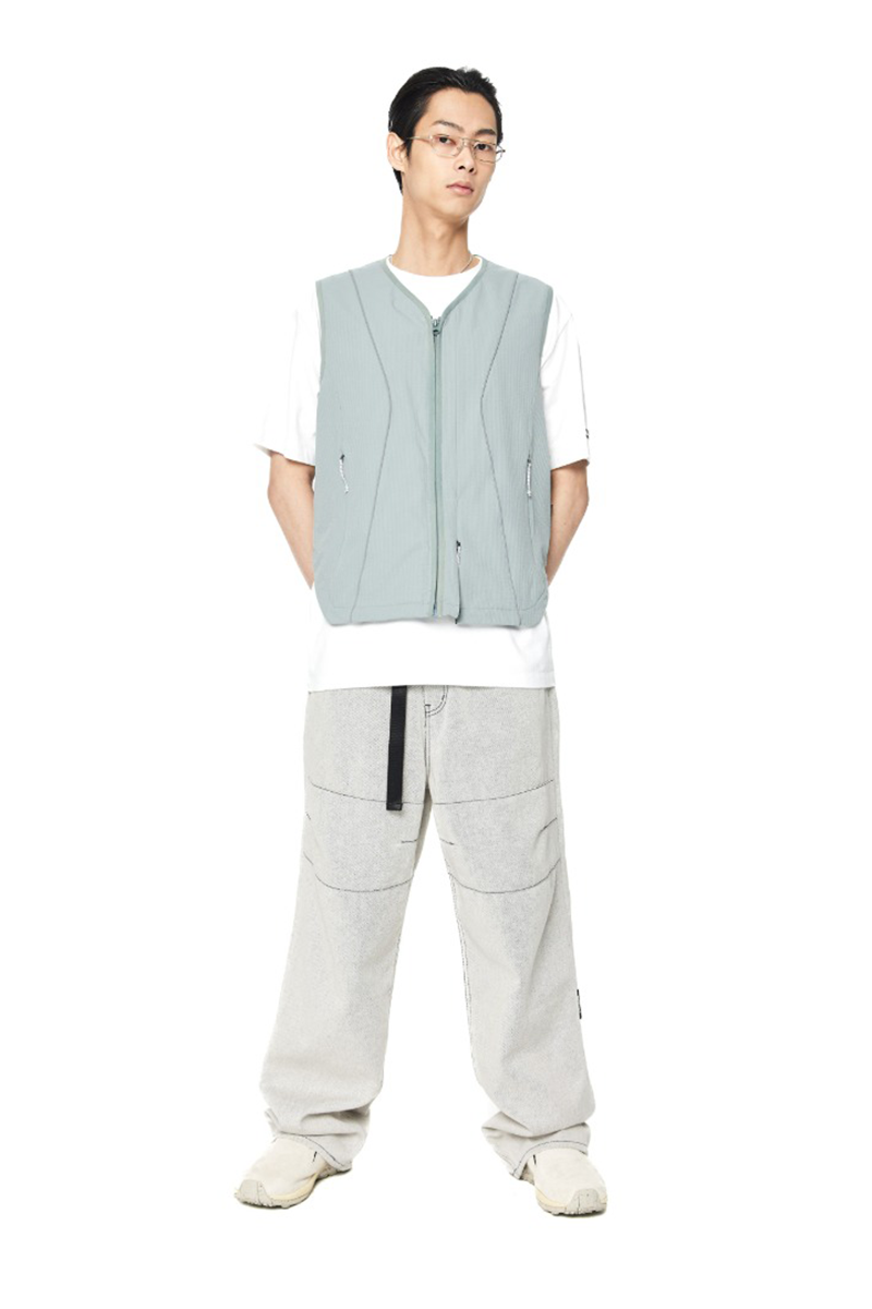Reflective Piping Vest - Mint