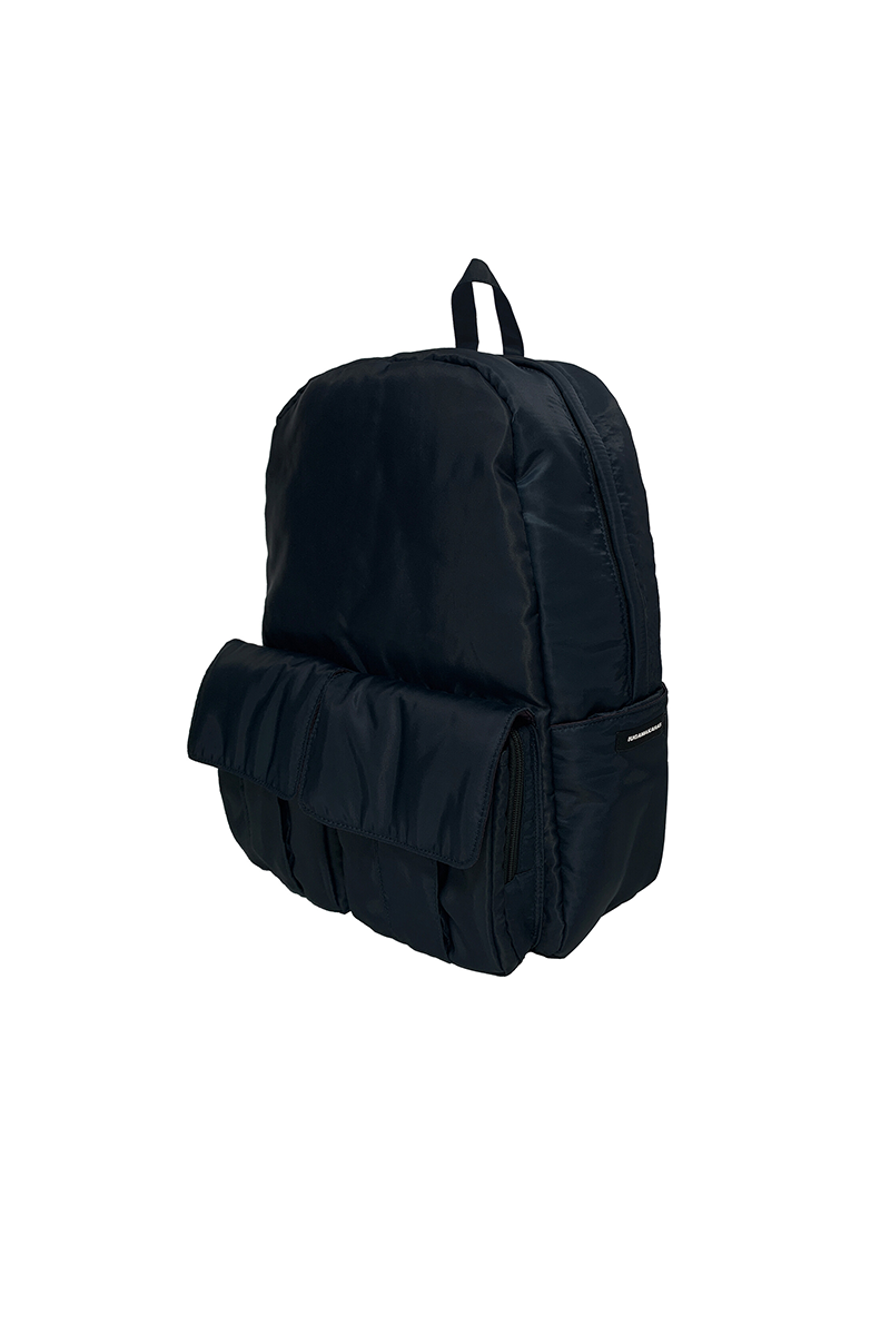 Padded Cargo Pocket Backpack (Navy)