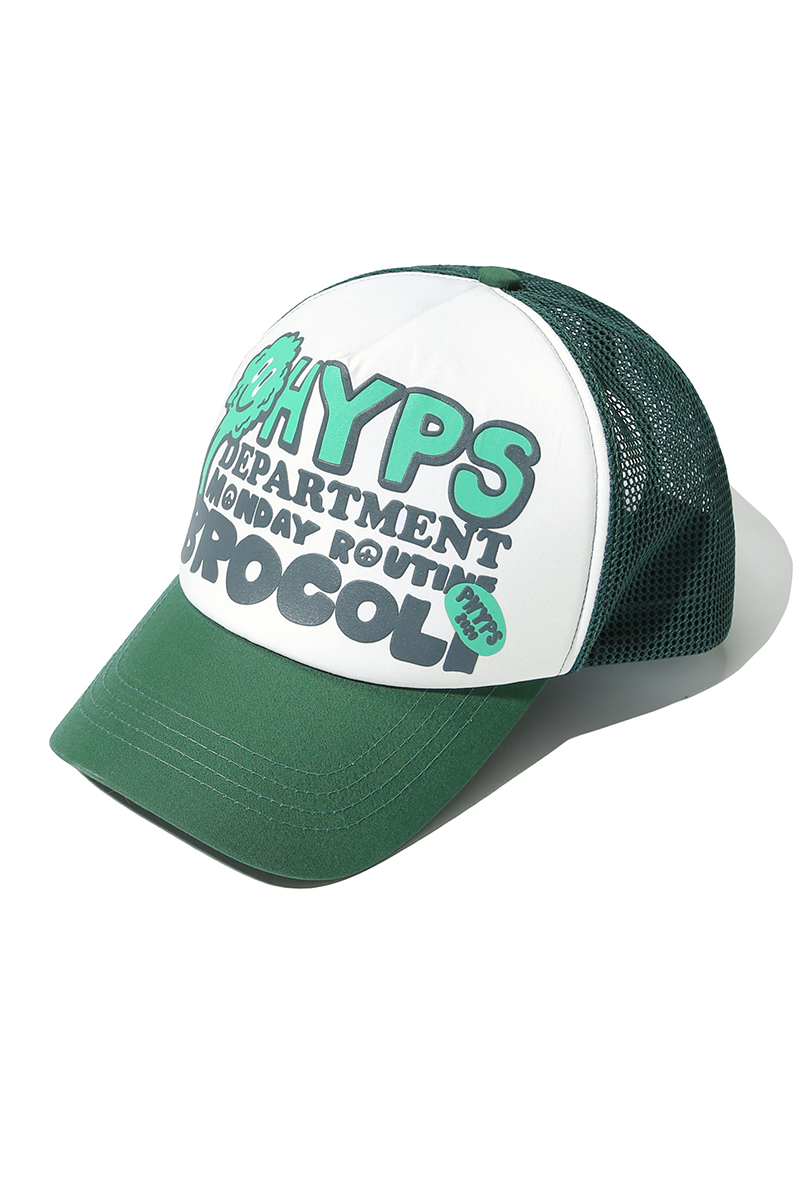 PHYPS® BROCCOLI MESH CAP WHTE GREEN