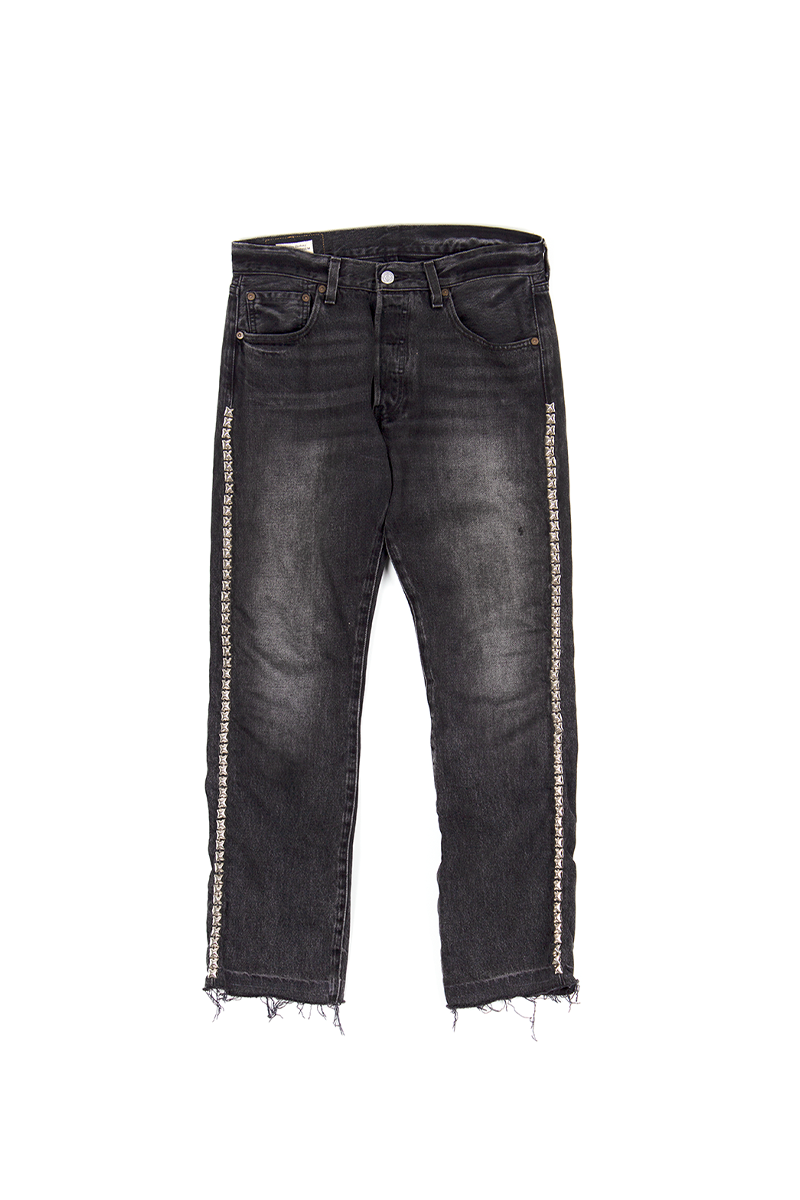 Levi&#039;s 501 remake black denim jeans