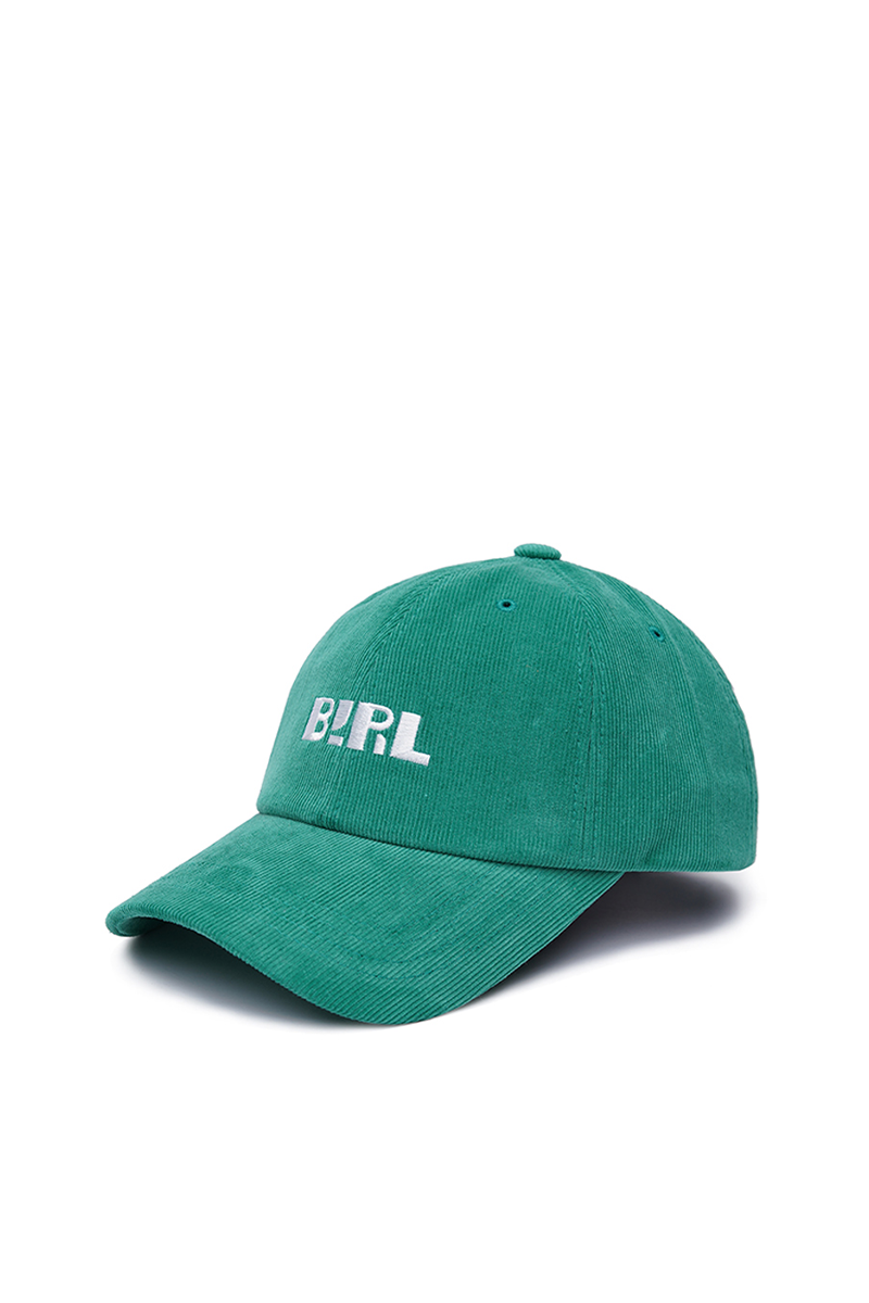 Embroidered Corduroy ball cap - GREEN