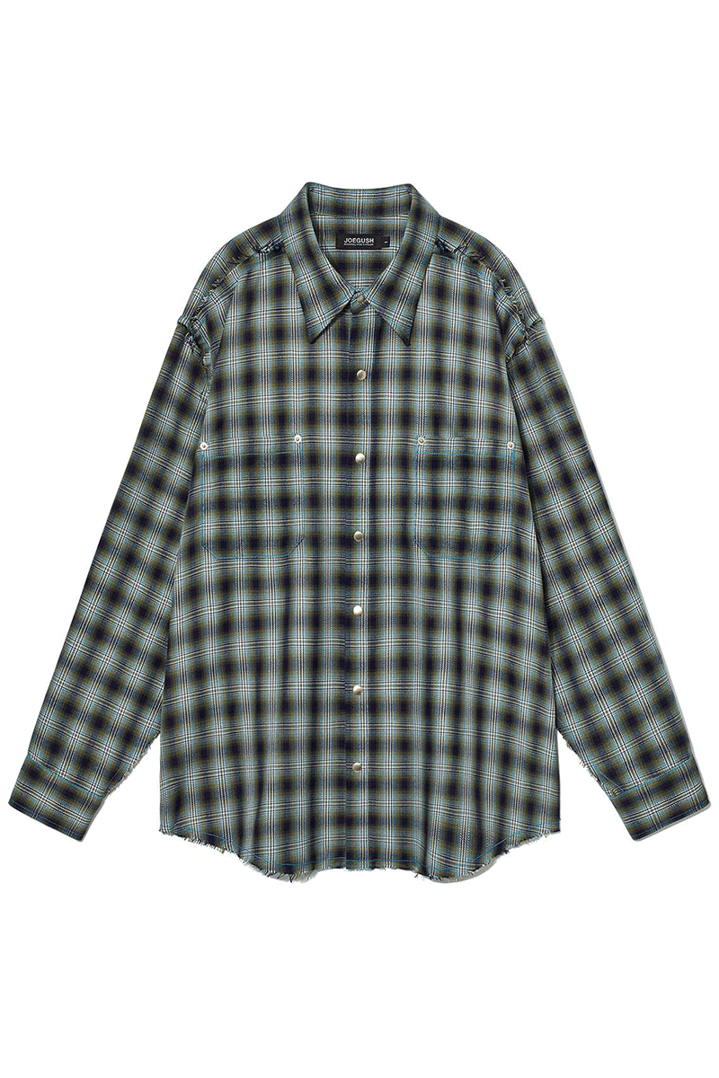 Kurt Flannel Shirts (Navy/Blue)