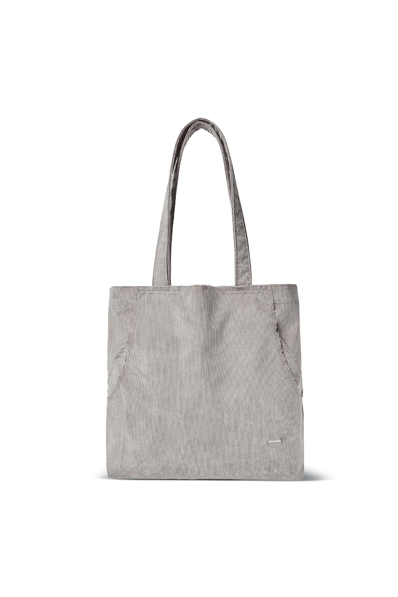 CUT-OFF SHOULDER BAG (Stone grey)