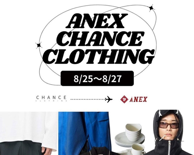 CHANCE CLOTHING, Anex POP-UP EVENT