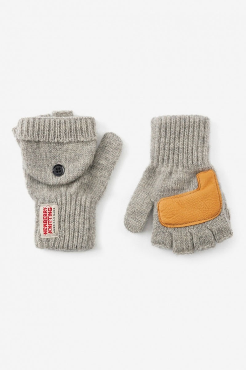 Deer Leather Glomit Gloves - Gray