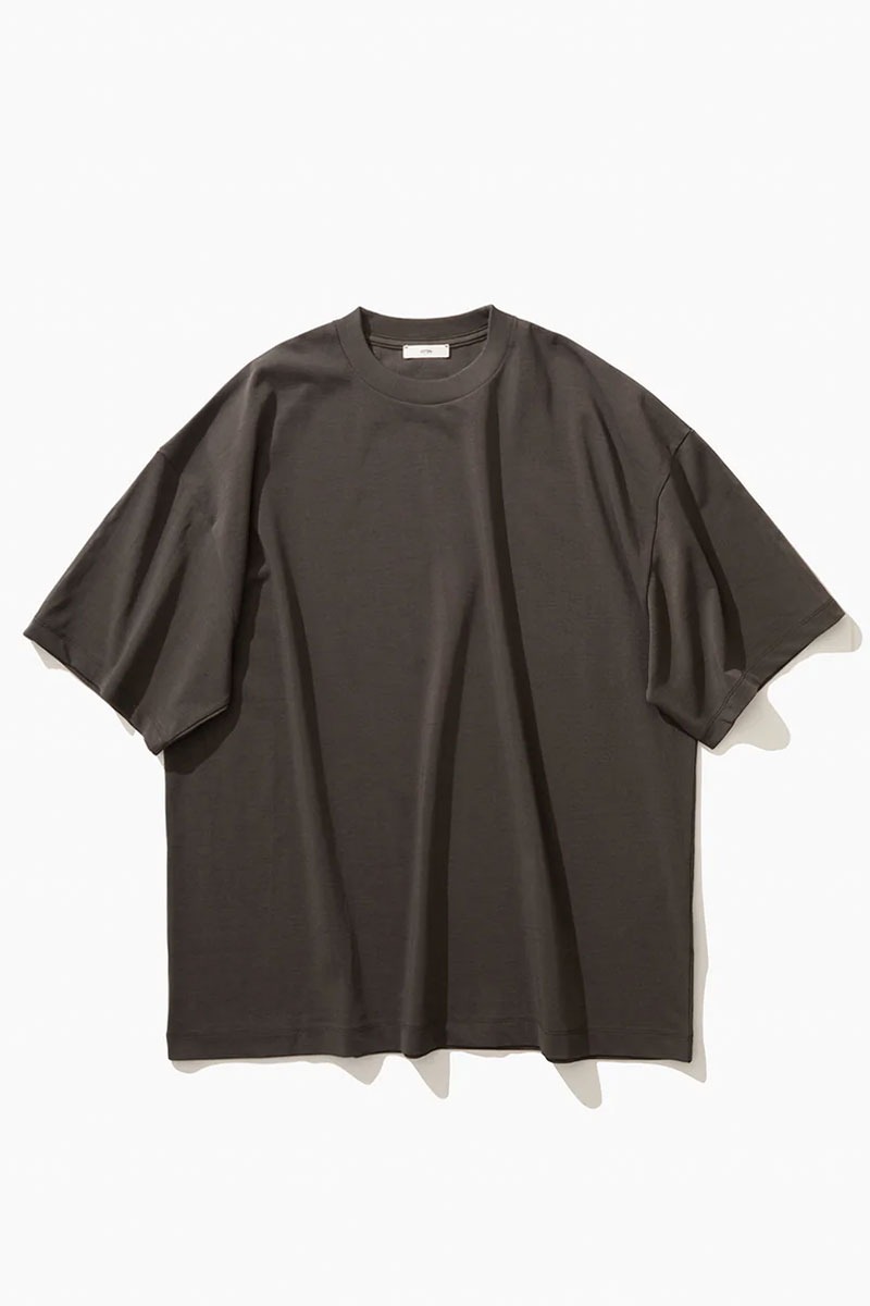 FRESCA PLATE OVERSIZED T-SHIRT - CHARCOAL GRAY