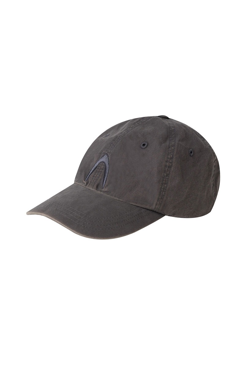 Washed Cotton Ball Cap (Gray)