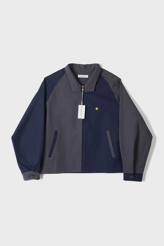 Two Face Drizzler Jacket Navy/Charcoal