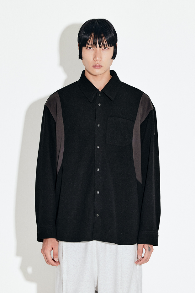 Soft Fleece Shirt - Black