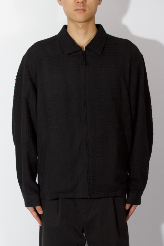 Shemagh scarf Drizzler jacket - Black
