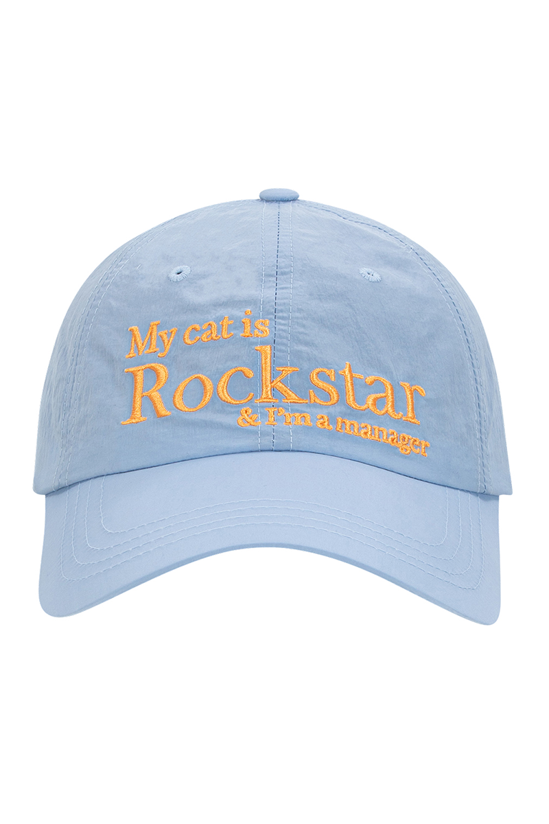 Rockstar cat cap (Sky Blue)