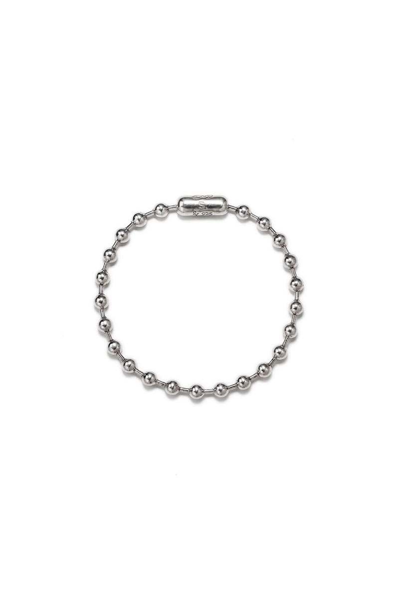 ball chain bracelet. -L- long