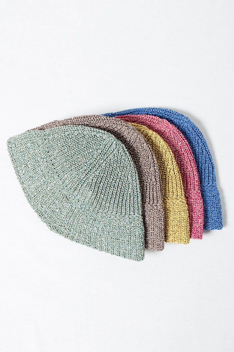 Japanese Paper Melange Knit Tulip Hat