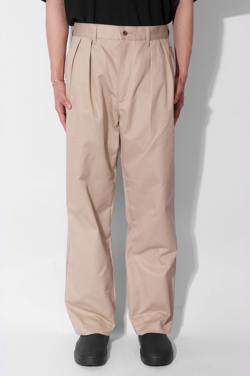 20/-×10/- CHINO PANTS / 2 Tuck Chino Cloth Pants