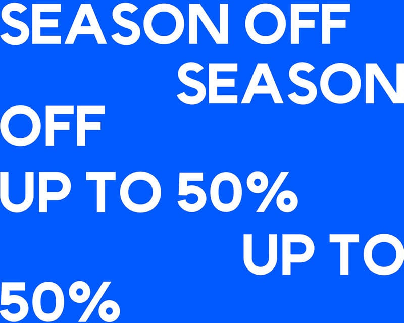 23SS SEASON OFF UP TO 50% OFF