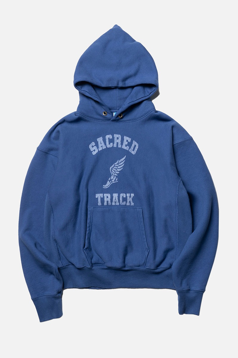 Sacred track hoodie (Faded blue)
