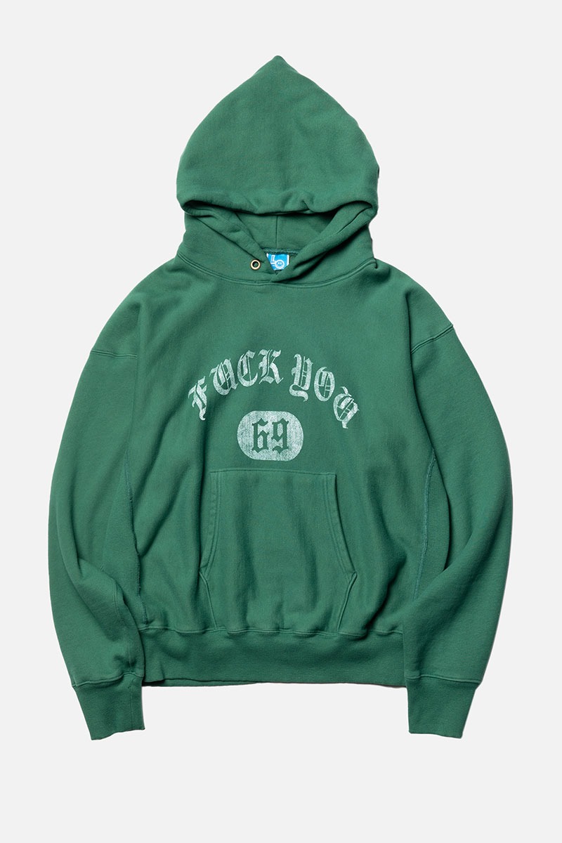 Fuck you hoodie (Faded green)