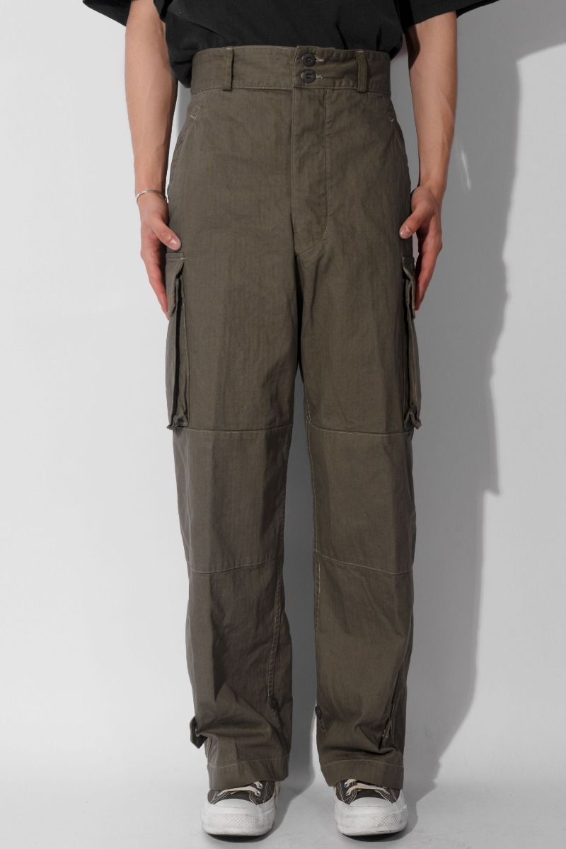 M-47 FRENCH ARMY CARGO PANTS - ARMY GREEN