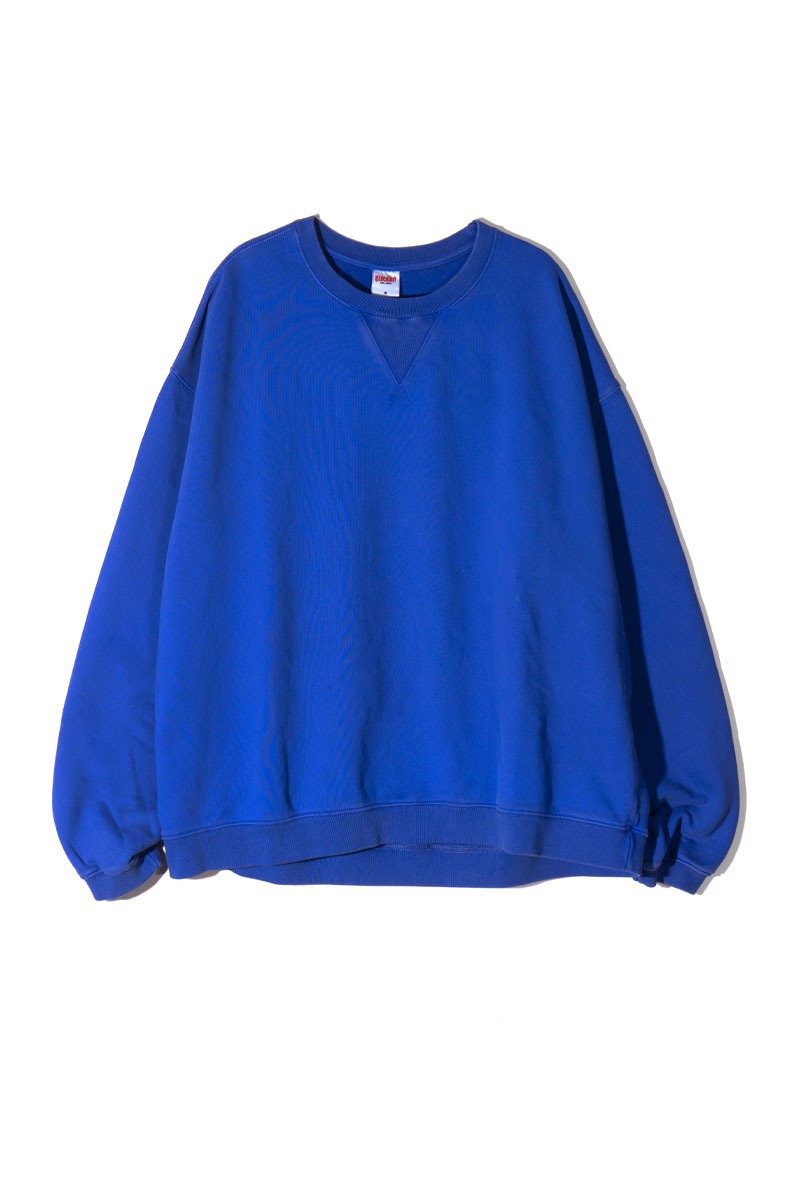Garment blue sweat shirt(Galleria exclusive)