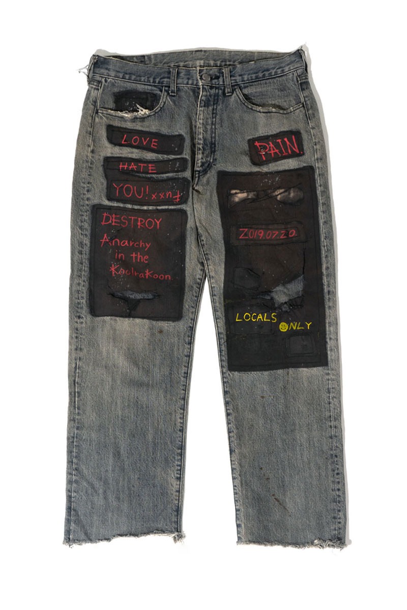 Rebirth FamouZ custom denim jeans