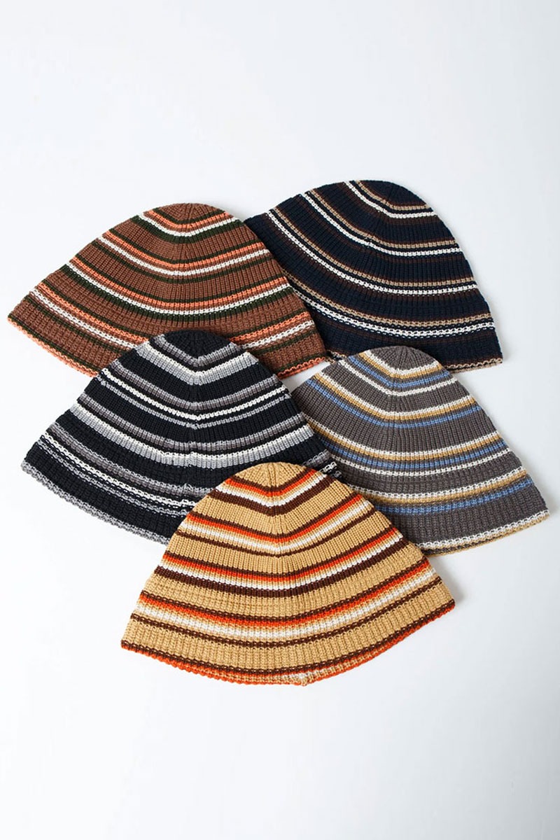 Multi Border Knit Hat
