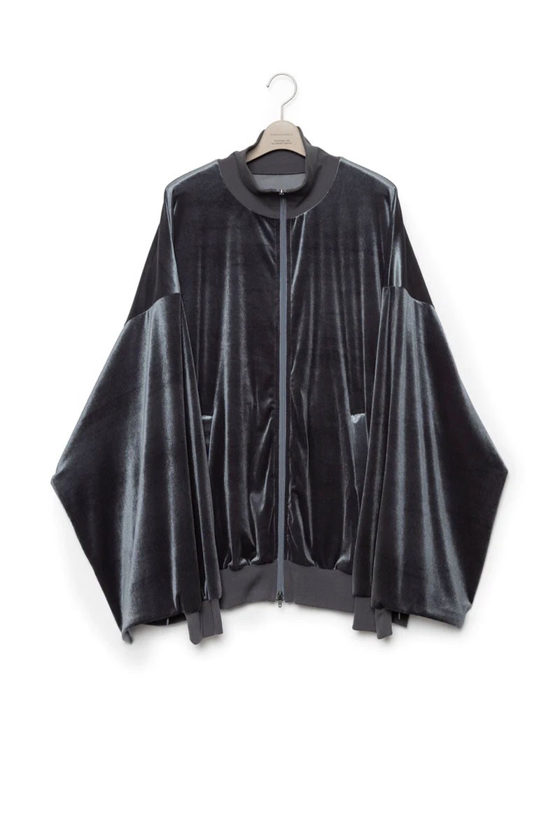 KIMONO track jacket - Charcoal gray